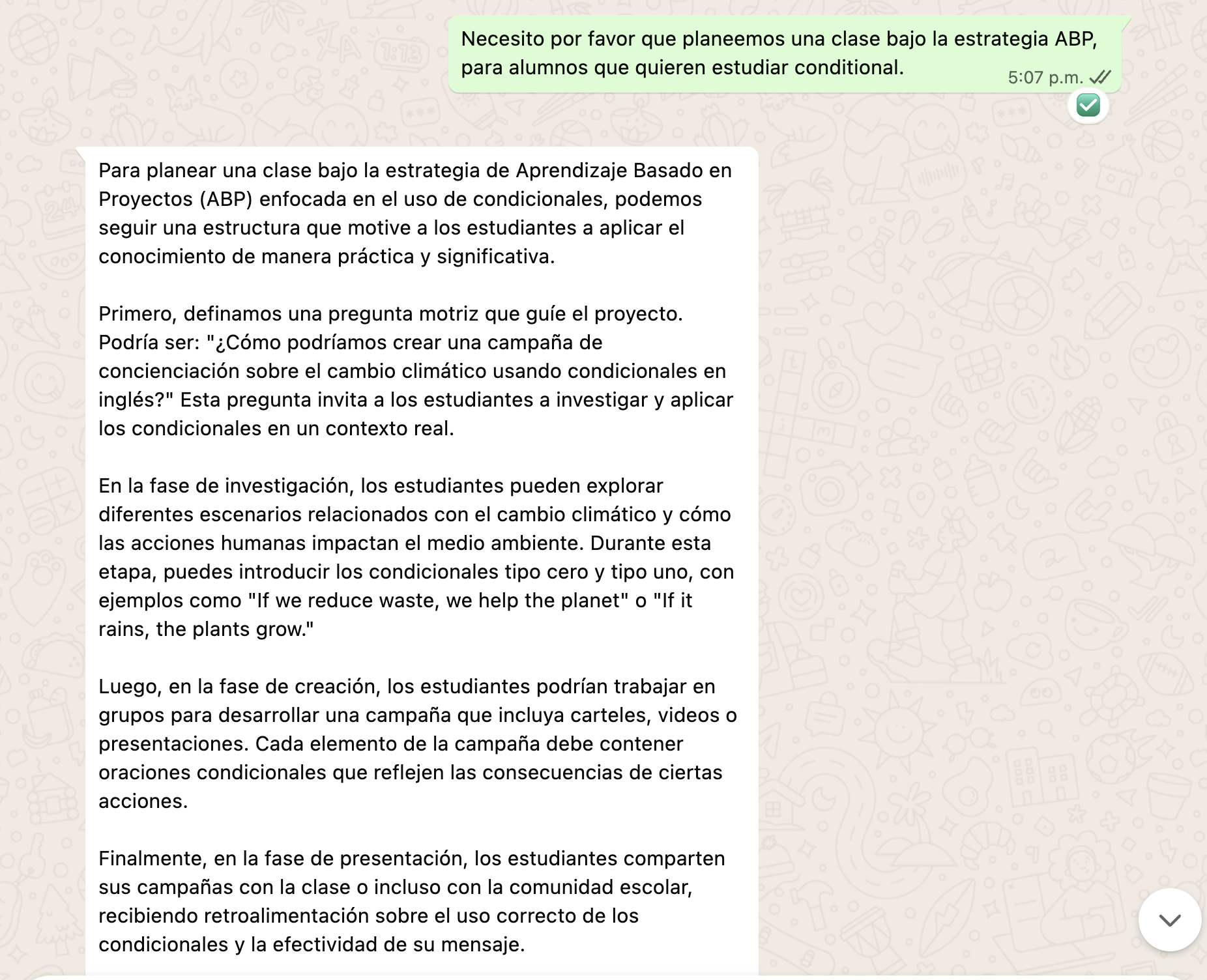 Oli asistente IA para docentes - planeación de clases con ABP